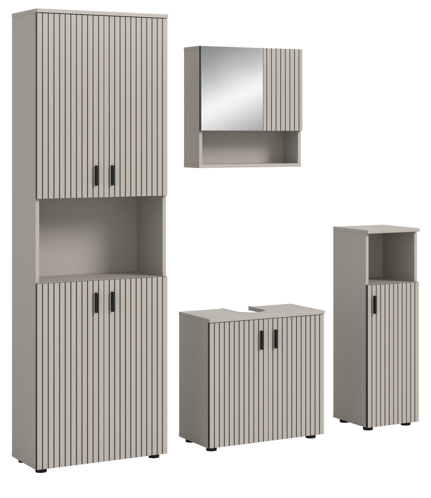 Inn.Furn Badmöbel-Set Kaschmir 180x192x30 cm