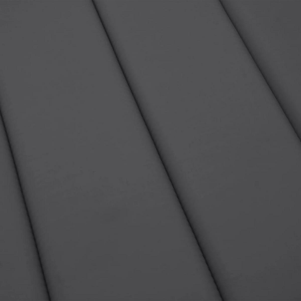 SONNENLIEGEN-AUFLAGE Anthrazit 200/60/3 Cm Oxford-Gewebe - Anthrazit, Textil (60/3/200cm) - vidaXL