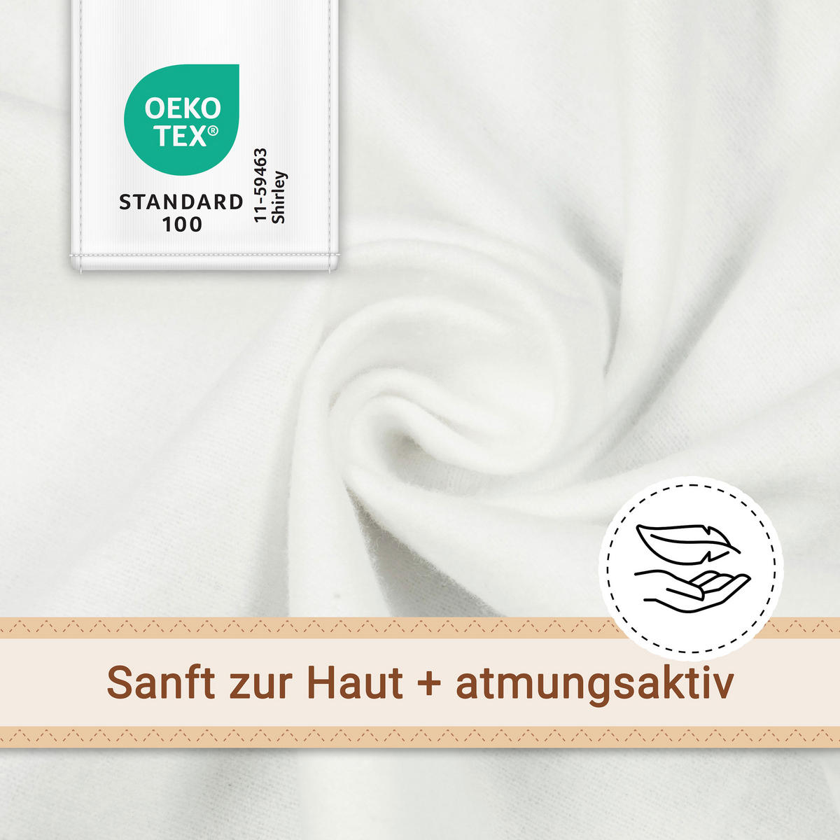 SPUCKTÜCHER, 5er-Set, 80x80 cm, 100% Baumwolle, Weiß - Weiß, Textil (80/80cm) - Zollner