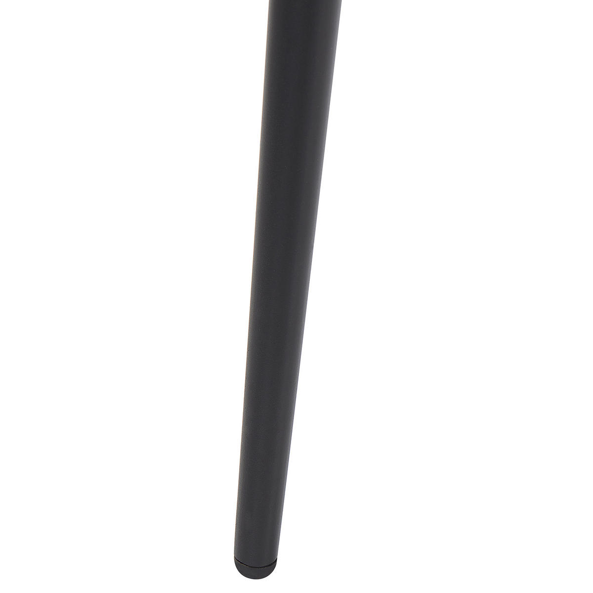 ESSTISCH 120/80/76 cm Weiß schwarz Rechteckig Santiago - Weiß, Holzwerkstoff (120/80/76cm) - Beliani