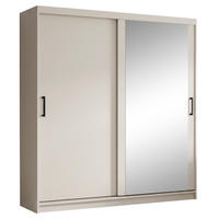 SCHWEBETÜRENSCHRANK Hela mit 2 Türen. 180 cm, Kaschmir - Kaschmir, Holzwerkstoff (180/205/60cm) - Beautysofa