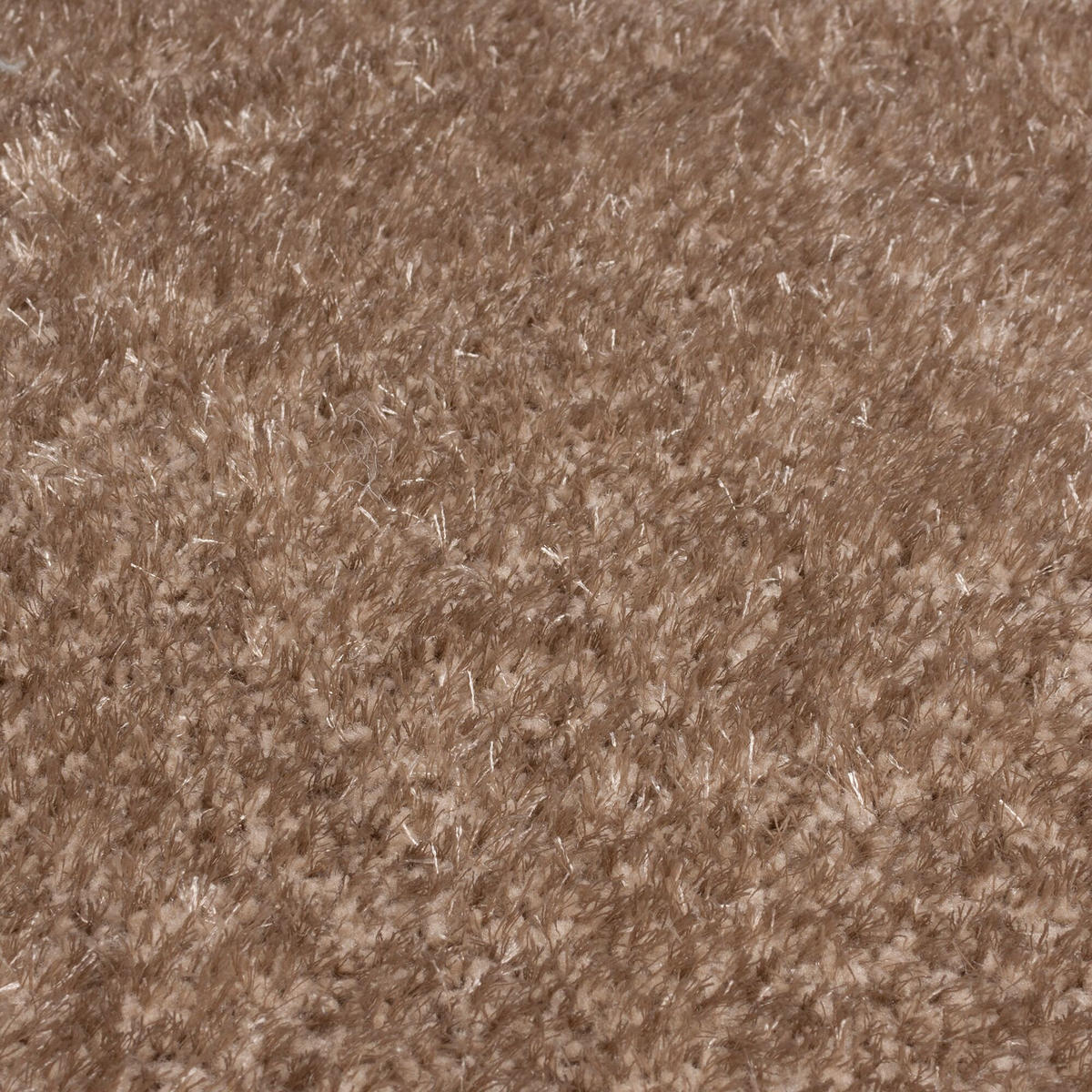 TEPPICH Hochflor Samt-Design, plüschig DOVEL, Braun 120x170 cm - Braun, Textil (120/170cm) - KADIMA DESIGN