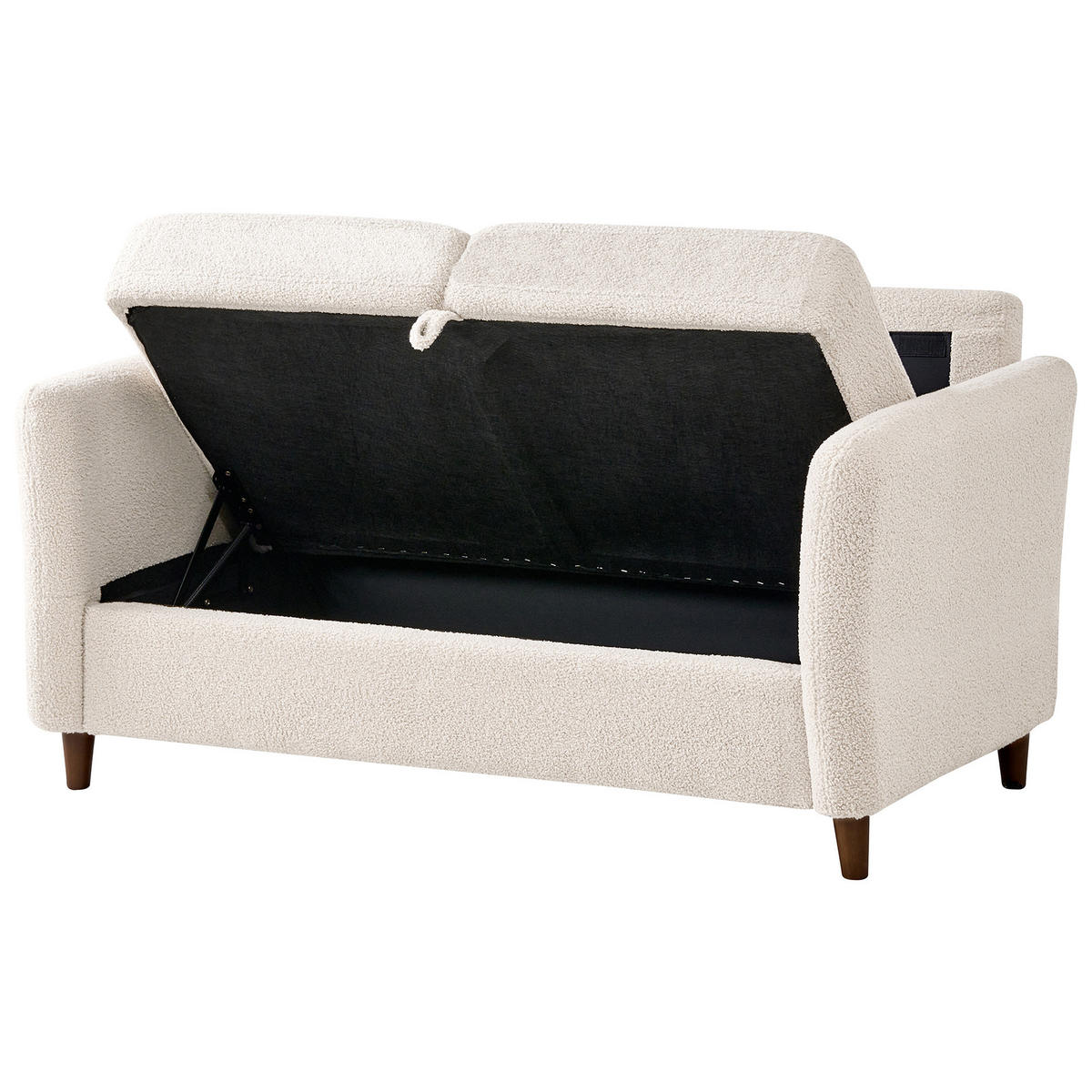 POHOVKA 2-místná Bouclé Béžová Mare - béžová, textil (143/88/77cm) - Beliani
