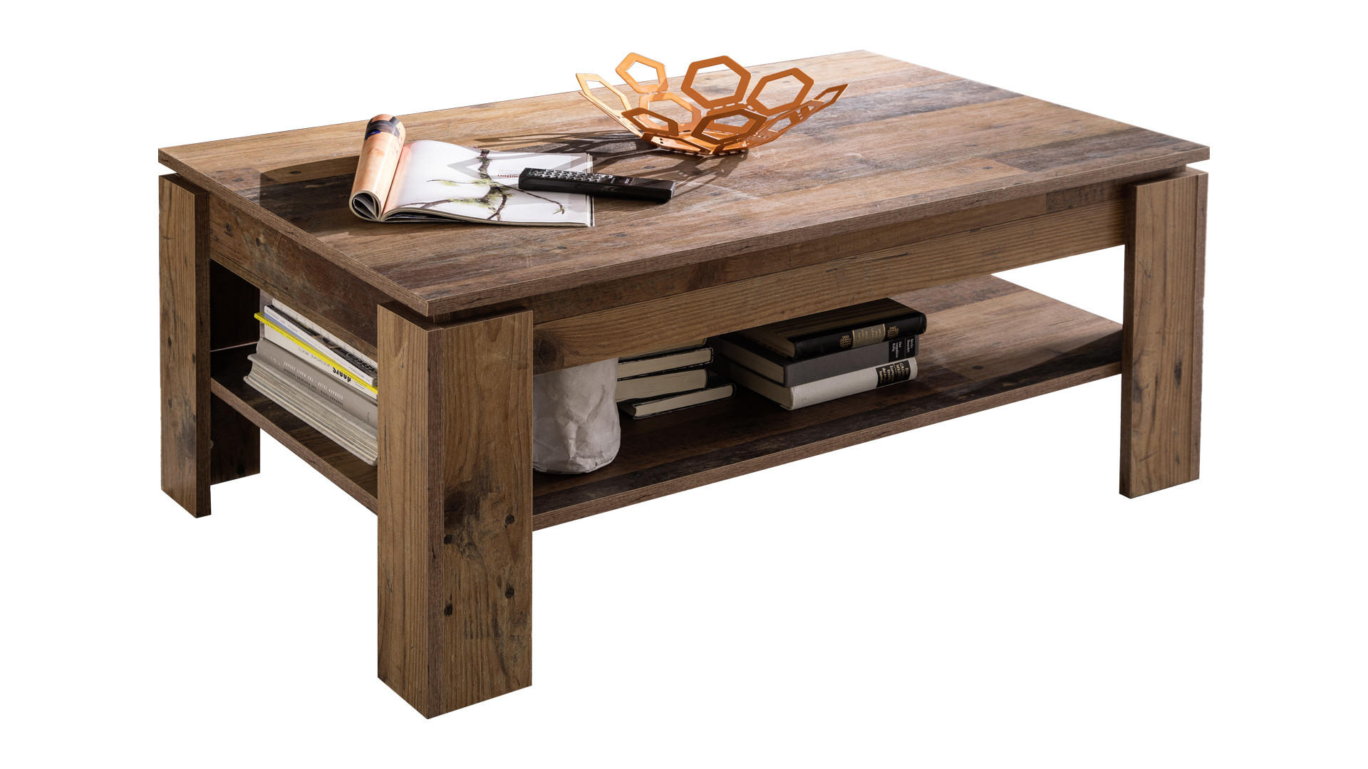 COUCHTISCH Braun - Braun, Holzwerkstoff (65/110/47cm) - ebuy24