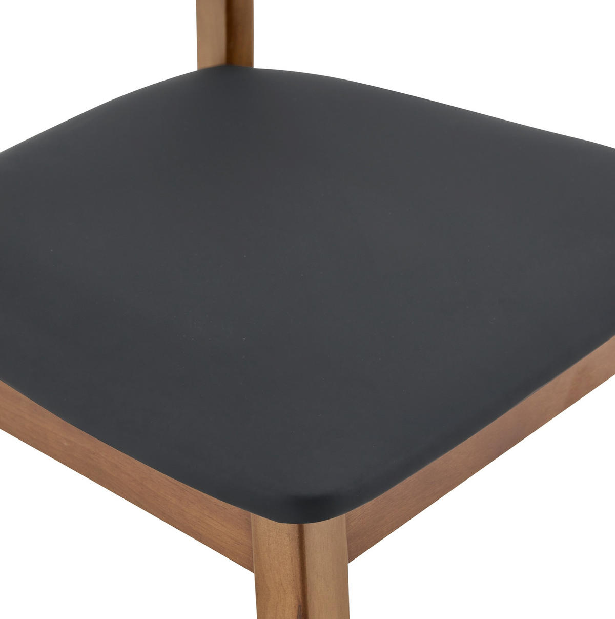 ESSZIMMERSTUHL 2er-Set mit ovaler Rückenlehne Schwarz - Schwarz, Holz (44/88/50cm) - Meubliv