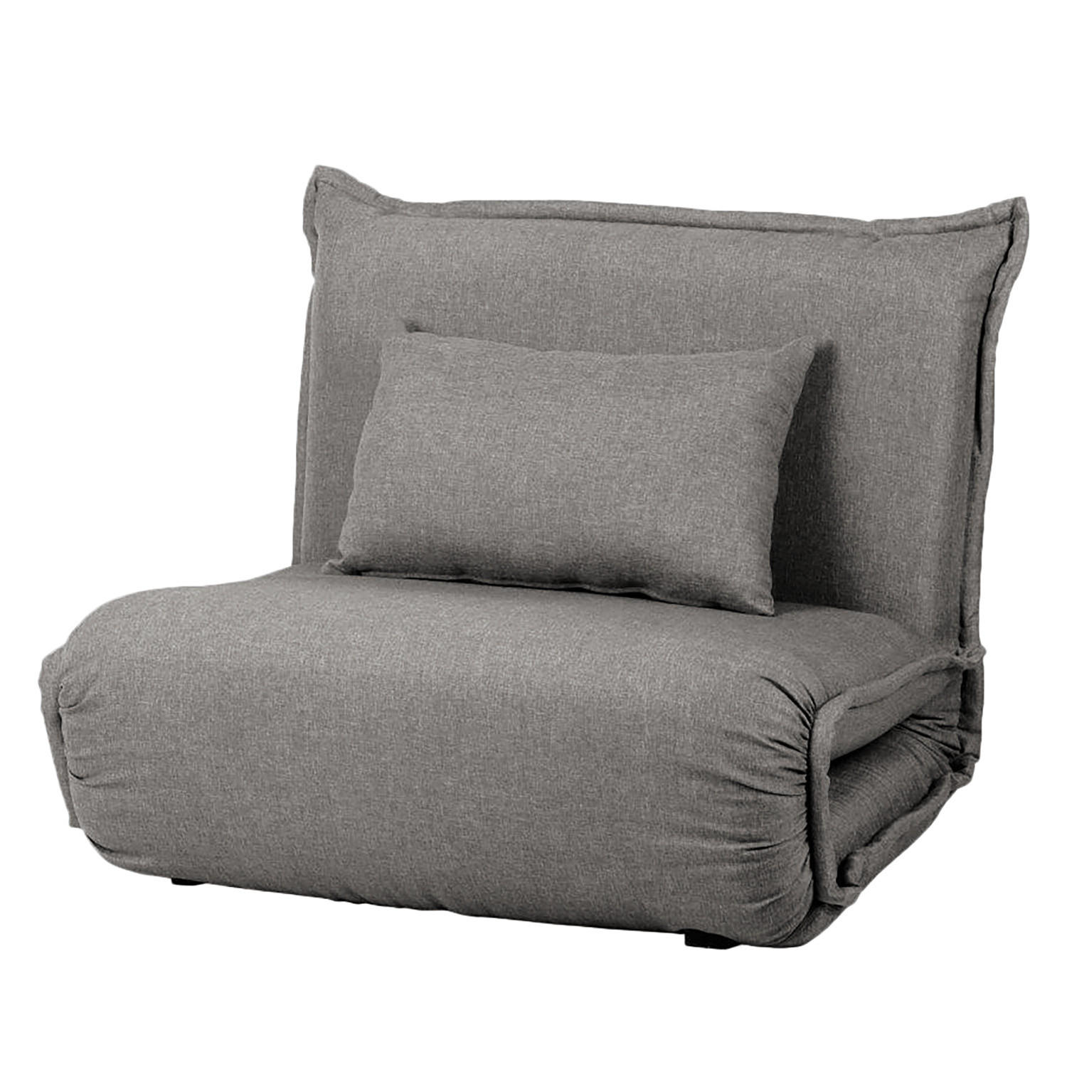 SCHLAFSESSEL - Grau, Textil/Metall (100/73/85cm) - home24