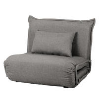 SCHLAFSESSEL - Grau, Textil/Metall (100/73/85cm) - home24