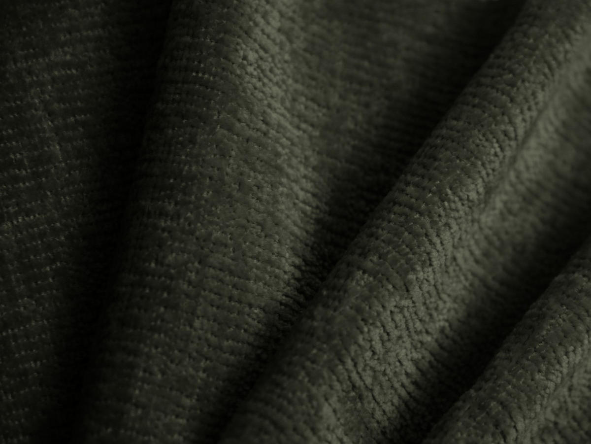 BETT mit Bettkasten und Kopfteil Kaelle aus Chenille-Stoff grün 140x200cm - Grün, Textil (140/200cm) - Micadoni