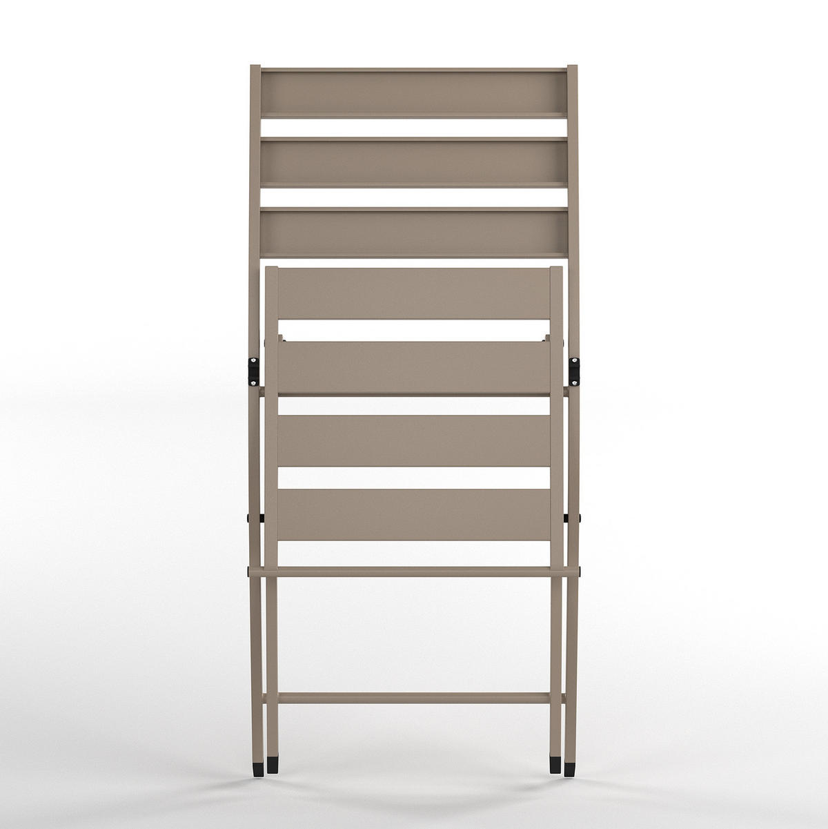 GARTENESSGRUPPE - 5-teilig - Stahl - Anthrazit - Taupe, Metall - home24