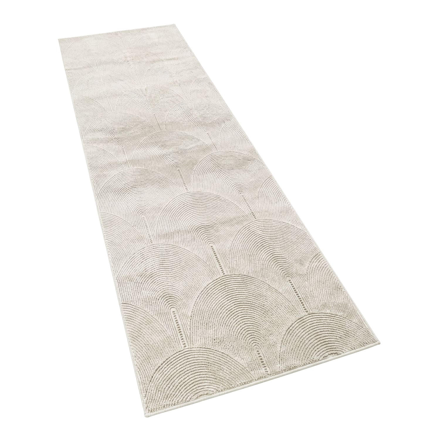 KURZFLORTEPPICH 80/250 cm Tinos 571 - Creme, Kunststoff (80/250cm) - Paco Home
