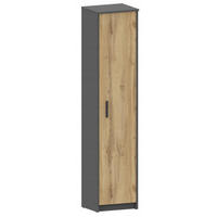 HOCHREGAL BODO R40Z Anthrazit-Wotan Eiche 40/35/182 cm - Anthrazit/Eiche Wotan, Holzwerkstoff (40/182/35cm) - Matkam Möbel