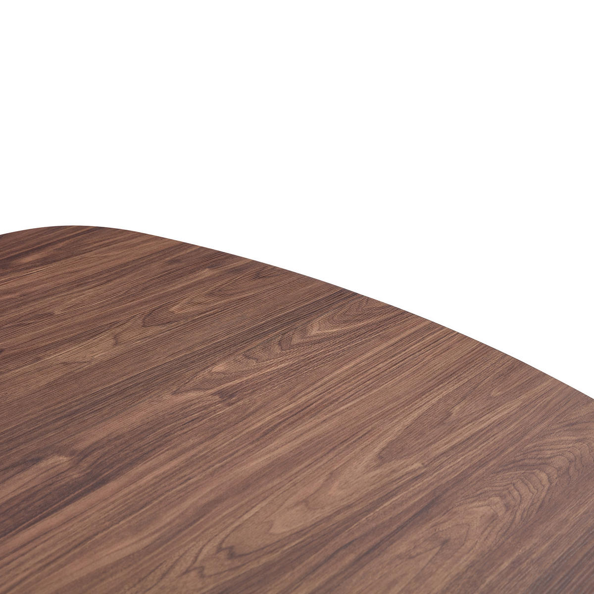 ESSTISCH in Walnussfarben Küchentisch mit geriffeltem Säulenfuß für die heimische Küche, L180/B90/H76cm - Nussbaumfarben, Holzwerkstoff (180/90/76cm) - STILVORA