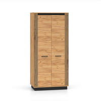 SKRIŇA 2 dvere Solal Drevo - hnedá, kompozitné drevo (92/200/55cm) - Petits-meubles