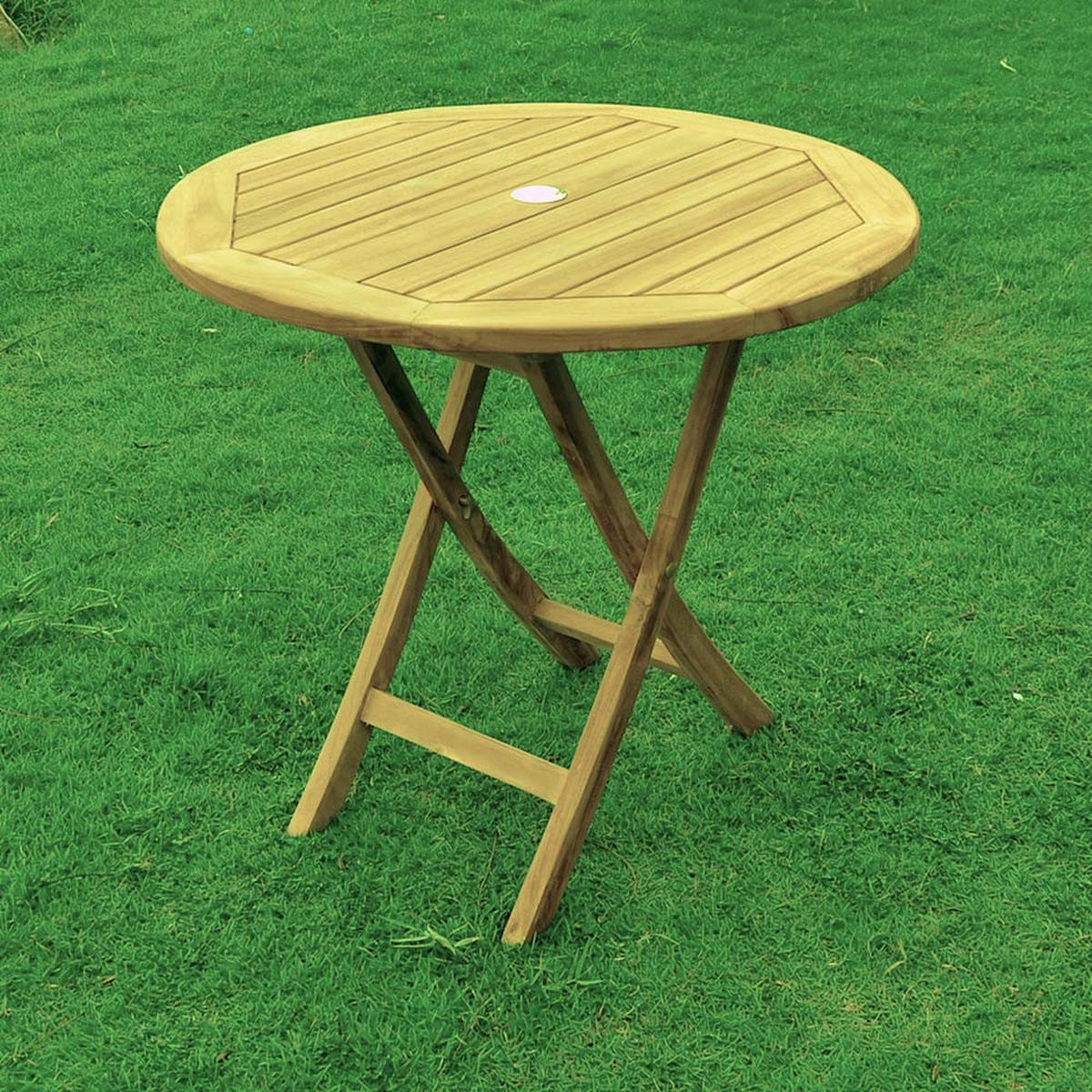 TISCH Meja Braun Rund - Braun, Holz (82/46/75cm) - Concept Usine