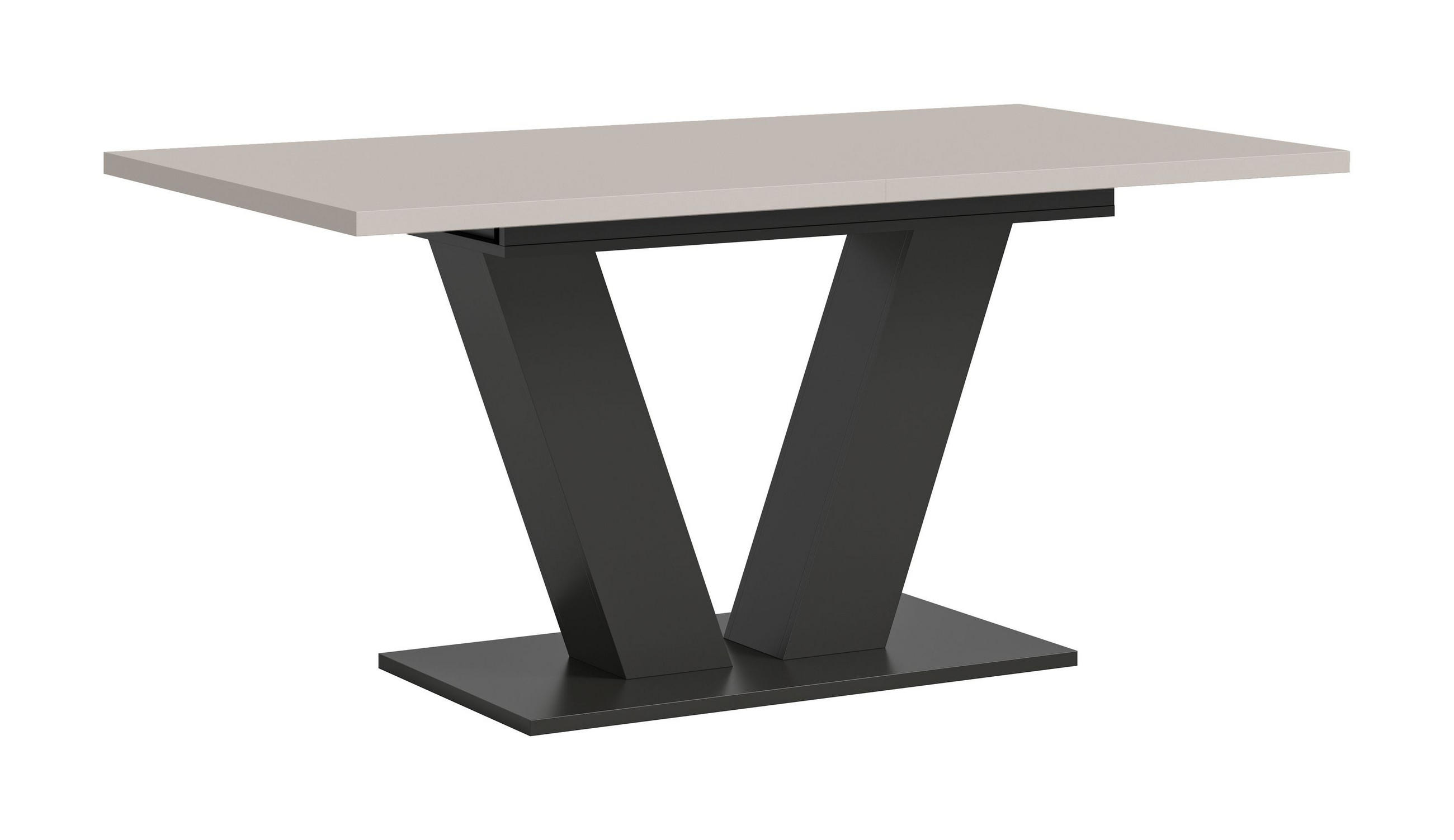 ESSTISCH MOTION (B/H/T: ca. 150/76/90 cm) in grau/Kaschmir - Grau, Holzwerkstoff (90/150/76cm)