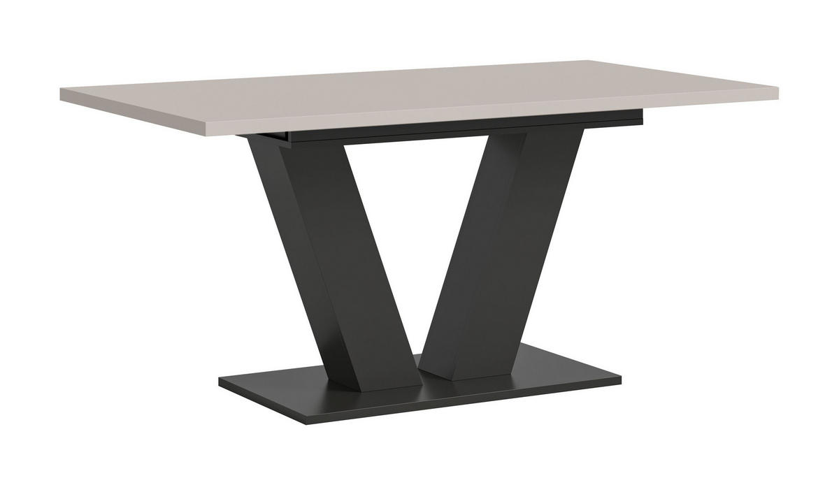 ESSTISCH MOTION (B/H/T: ca. 150/76/90 cm) in grau/Kaschmir - Grau, Holzwerkstoff (90/150/76cm)