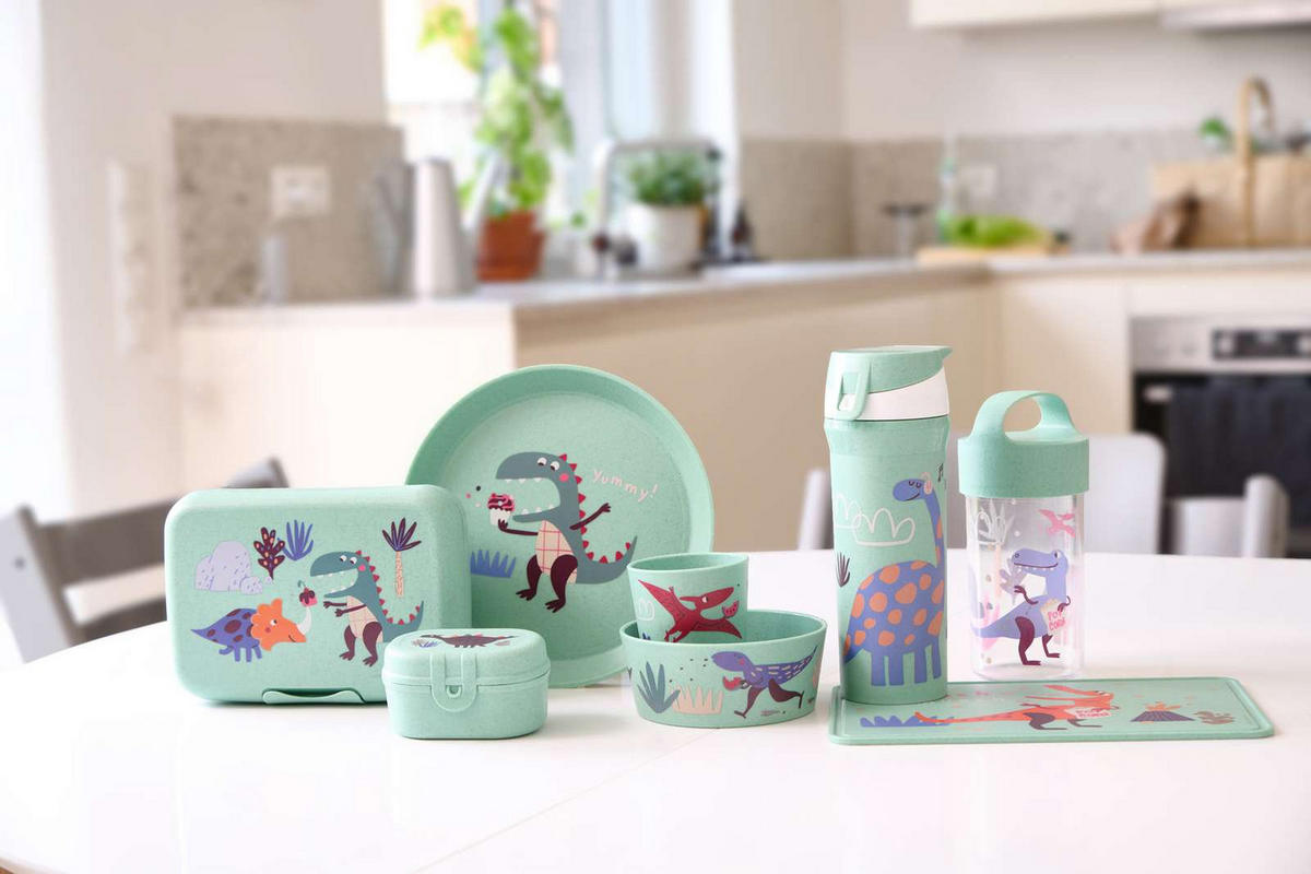 KINDERSCHALE Dreams Organic green 400 ml 12,3/12,3/5 cm - Grün, Kunststoff (12.3/5/12.3cm) - KOZIOL
