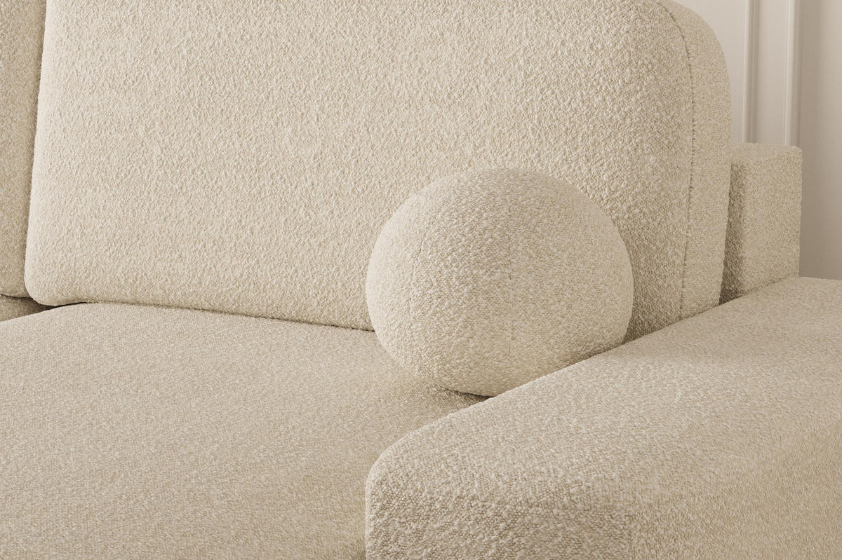 ECKSOFA - Universale Ecksofa Lisbon - Hellgrau (Anthology 15) - Hellgrau, Holzwerkstoff (270/180cm) - Möblo