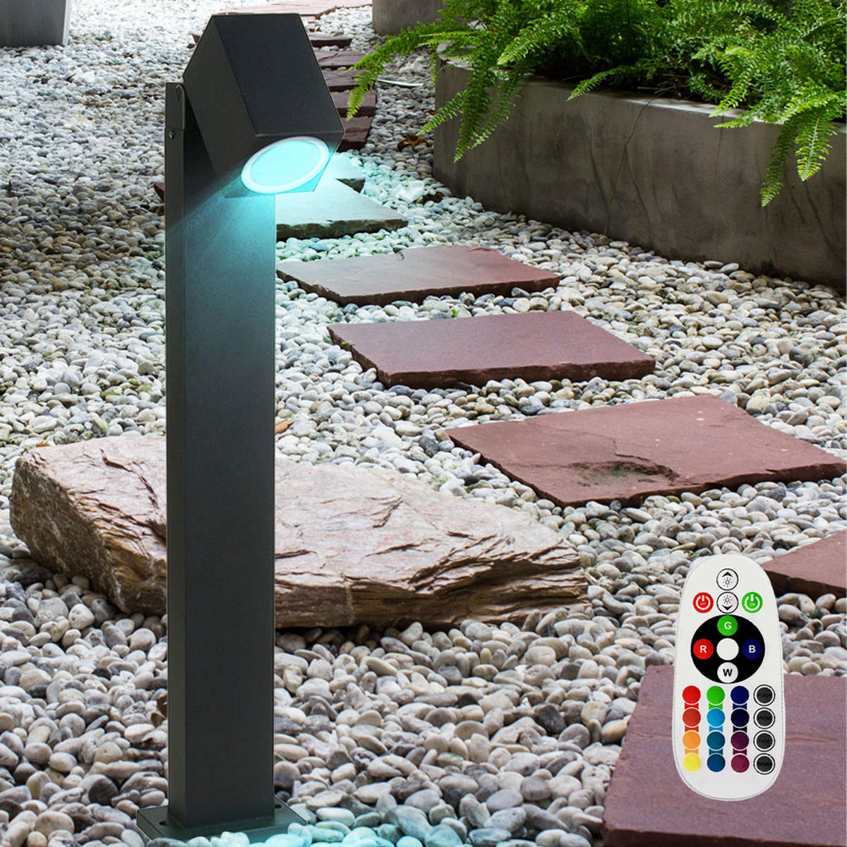 LED STEHLEUCHTE Schwarz Metall 2er Set - Schwarz, Metall (11.75/10.5/80cm)