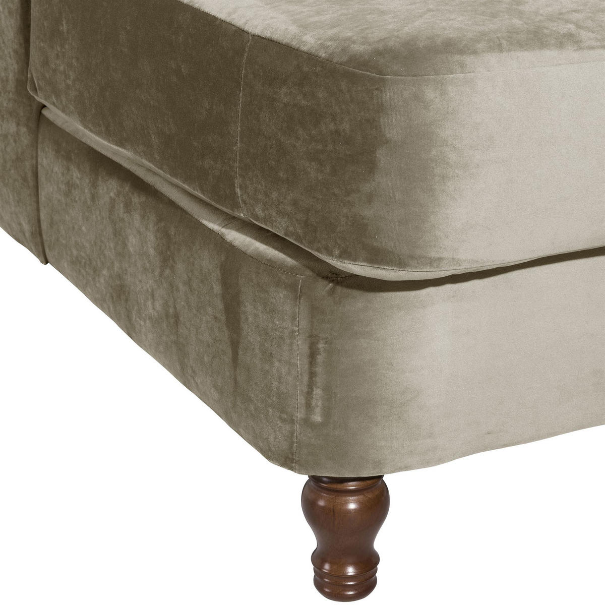 SESSEL XXL inkl. Kissen Karley Samtvelours sahara - Sahara, Kunststoff (103/103/149cm) - 58aufmkessel