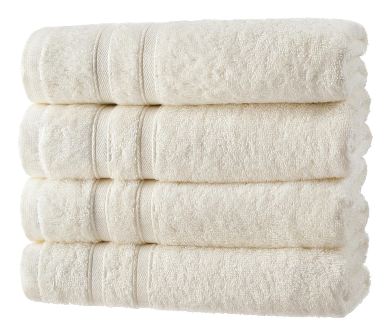 HANDTÜCHER 50x100 cm 450g/m2 im 4er Set, Handtuch Natur - Naturfarben, Textil (50/100cm) - Carpe Sonno