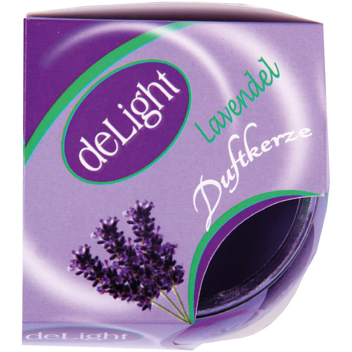 DUFTKERZEN Glas 6er-Pack Lavendel - Lila, Naturmaterialien (7/6cm)