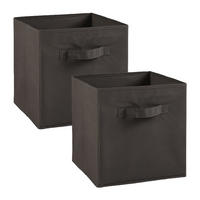 2-KUBIKFELSEN- 28x28x28cm - Taupe, Wellpappe (28/28/28cm) - Calicosy