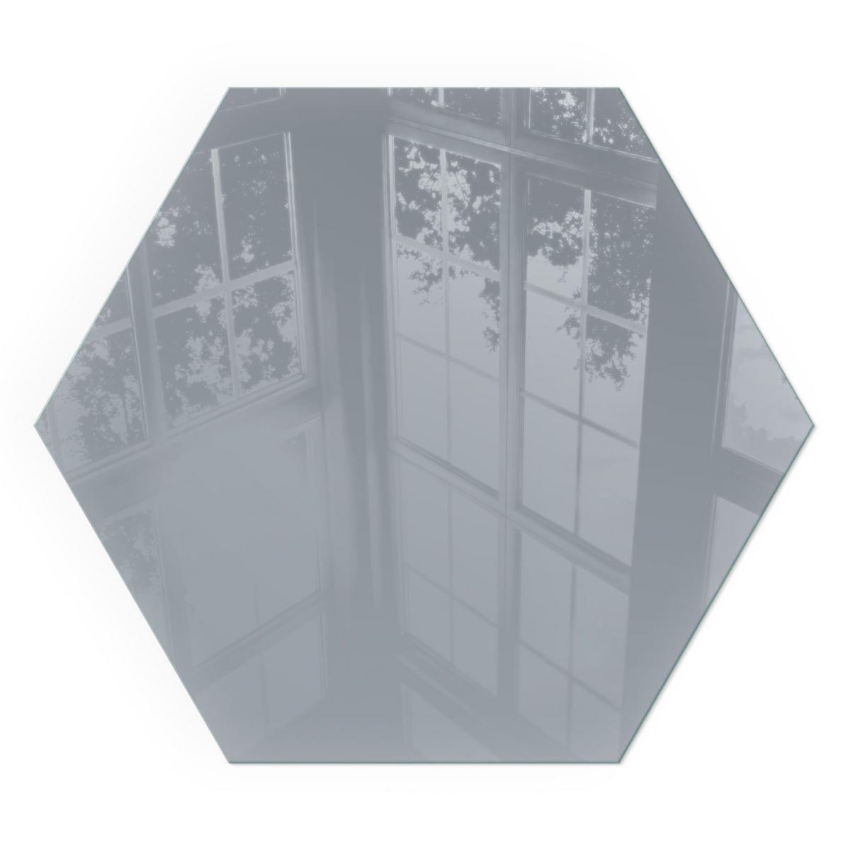 GLASPLATTE für Kamin h40 cm - Grau, Glas (40/40/0.4cm) - TULUP