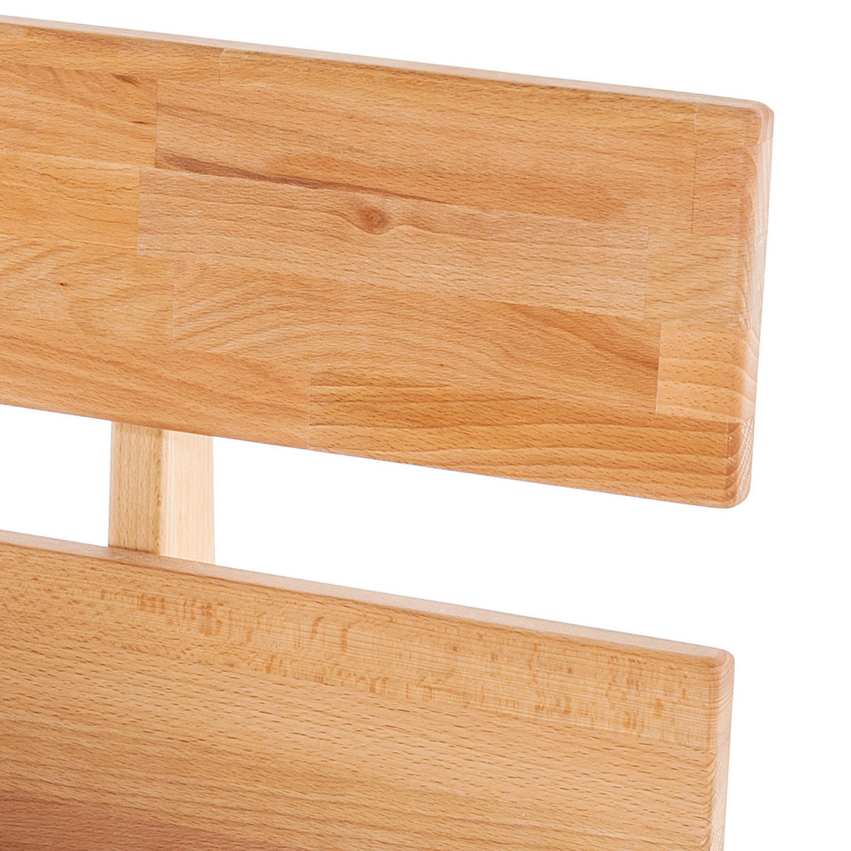BETT - Massivholz - Kernbuche, Holz (180/200cm) - home24