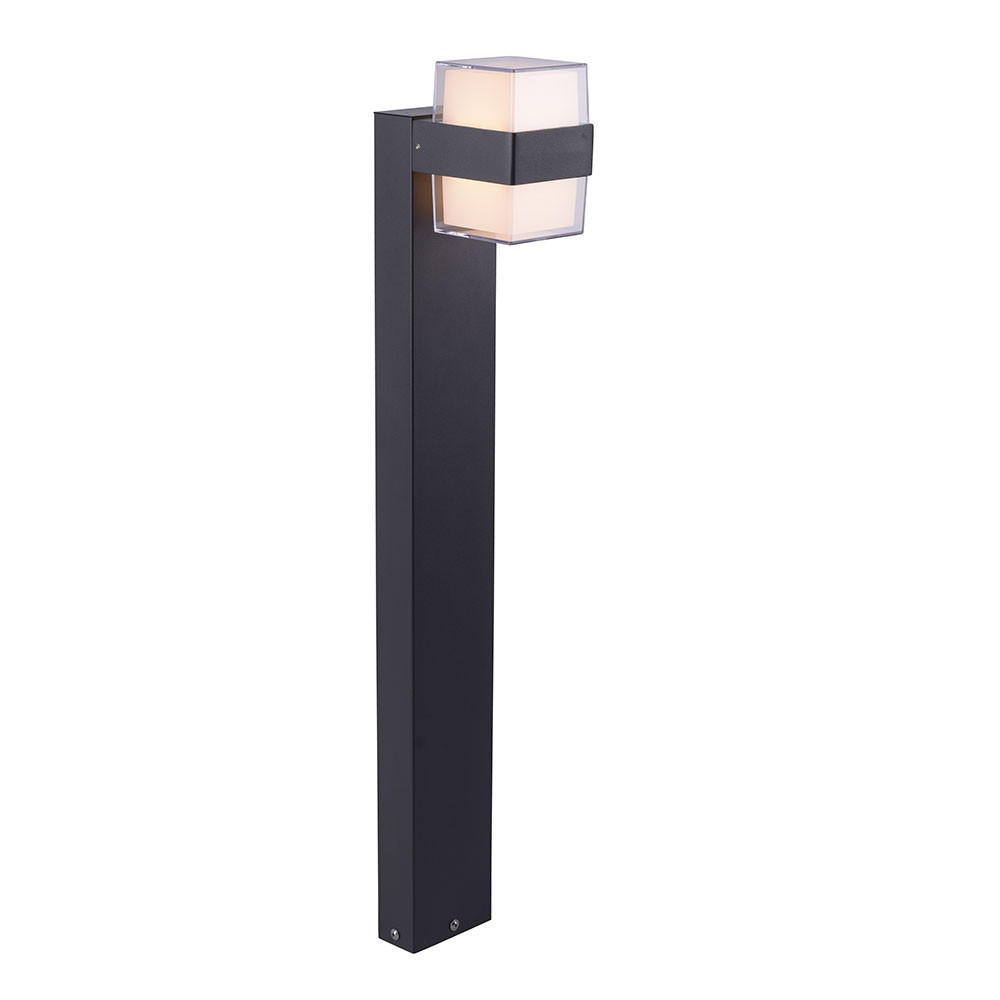 LED WEGELEUCHTE Kunststoff Anthrazit - Anthrazit, Kunststoff (9.5/75/15cm)