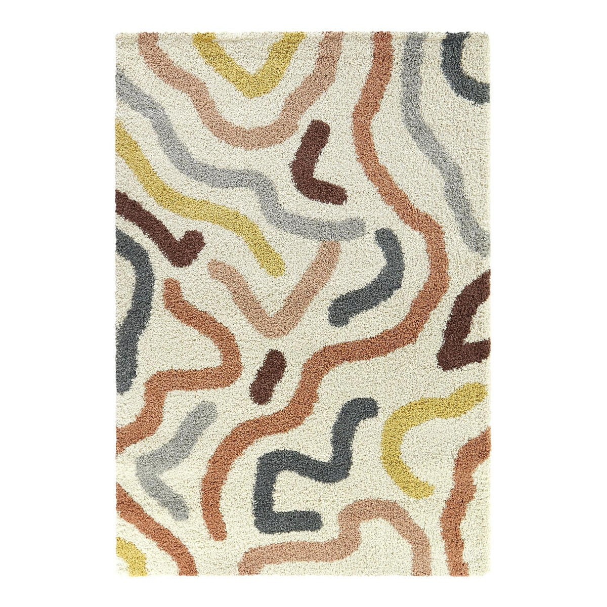 TEPPICH dicht bequem mehrfarbig - Multicolor, Textil (160/230cm) - AFK Living