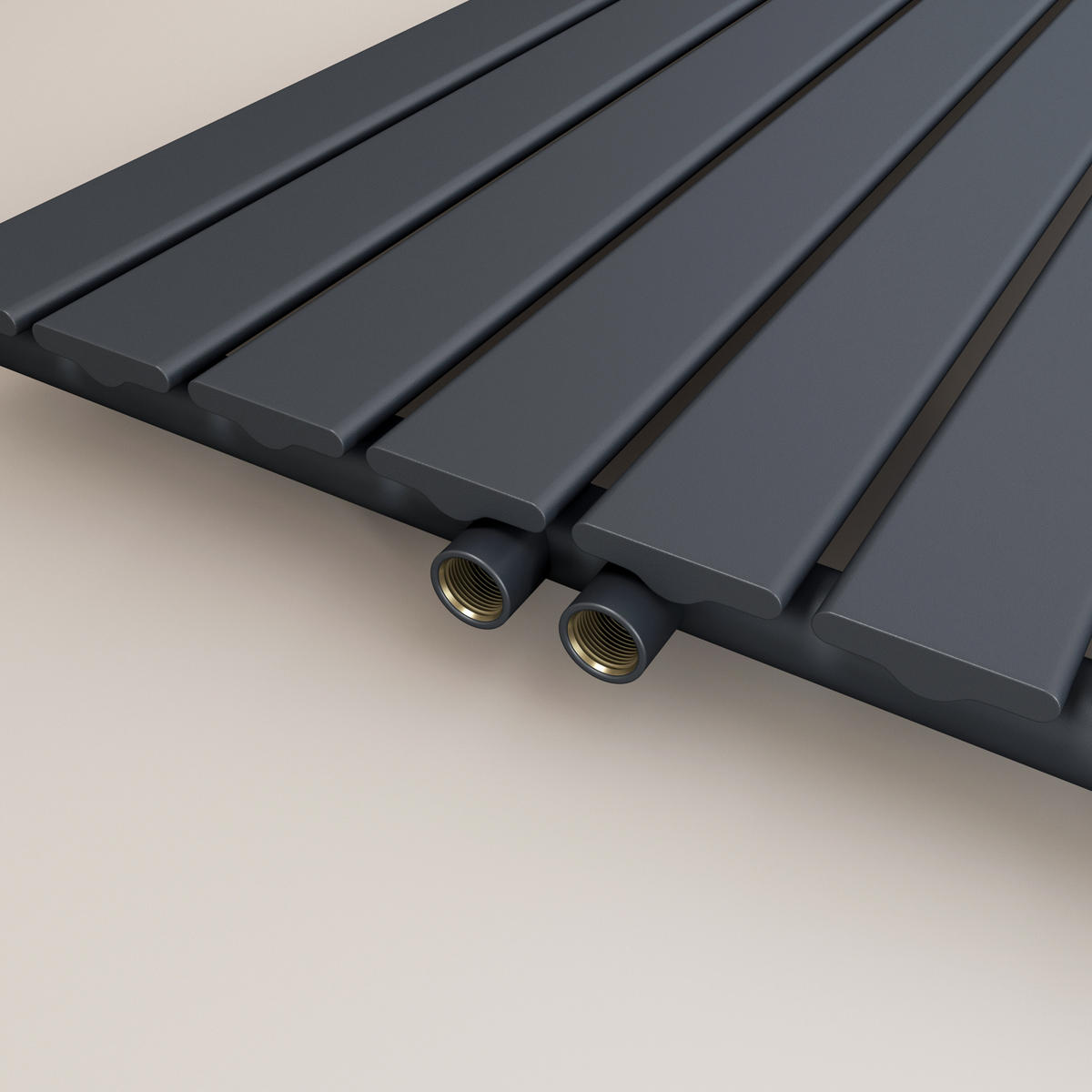 HEIZKÖRPER Anthrazit 160/30/4,9 cm - Anthrazit, Metall (30/160/5cm) - EMKE