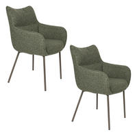 ESSZIMMERSTUHL Jacques Grün - 2 er Set - Grün, Kunststoff (60/86/62cm) - Housecraft Living