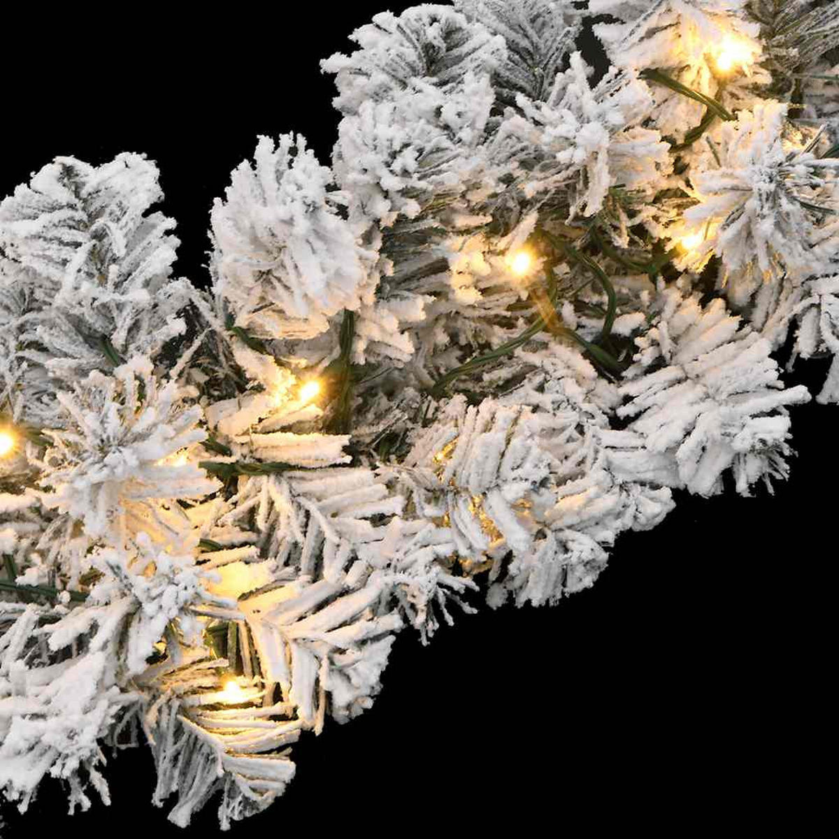 WEIHNACHTSGIRLANDE 500 Cm Grün Pvc - Grün, Kunststoff (500cm) - vidaXL