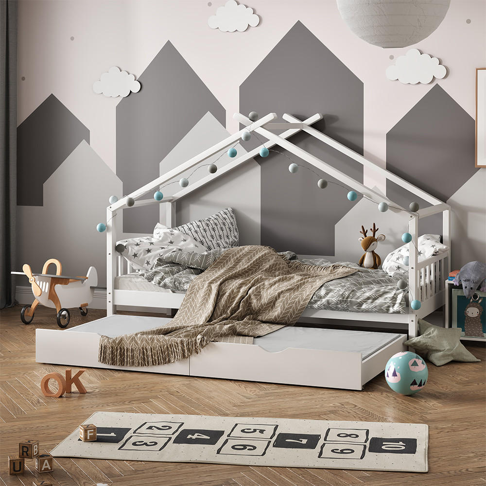 KINDERMATRATZE Weiß 90 x 190 cm H2 Härtegrad - Weiß, Textil (90/190cm) - VitaliSpa