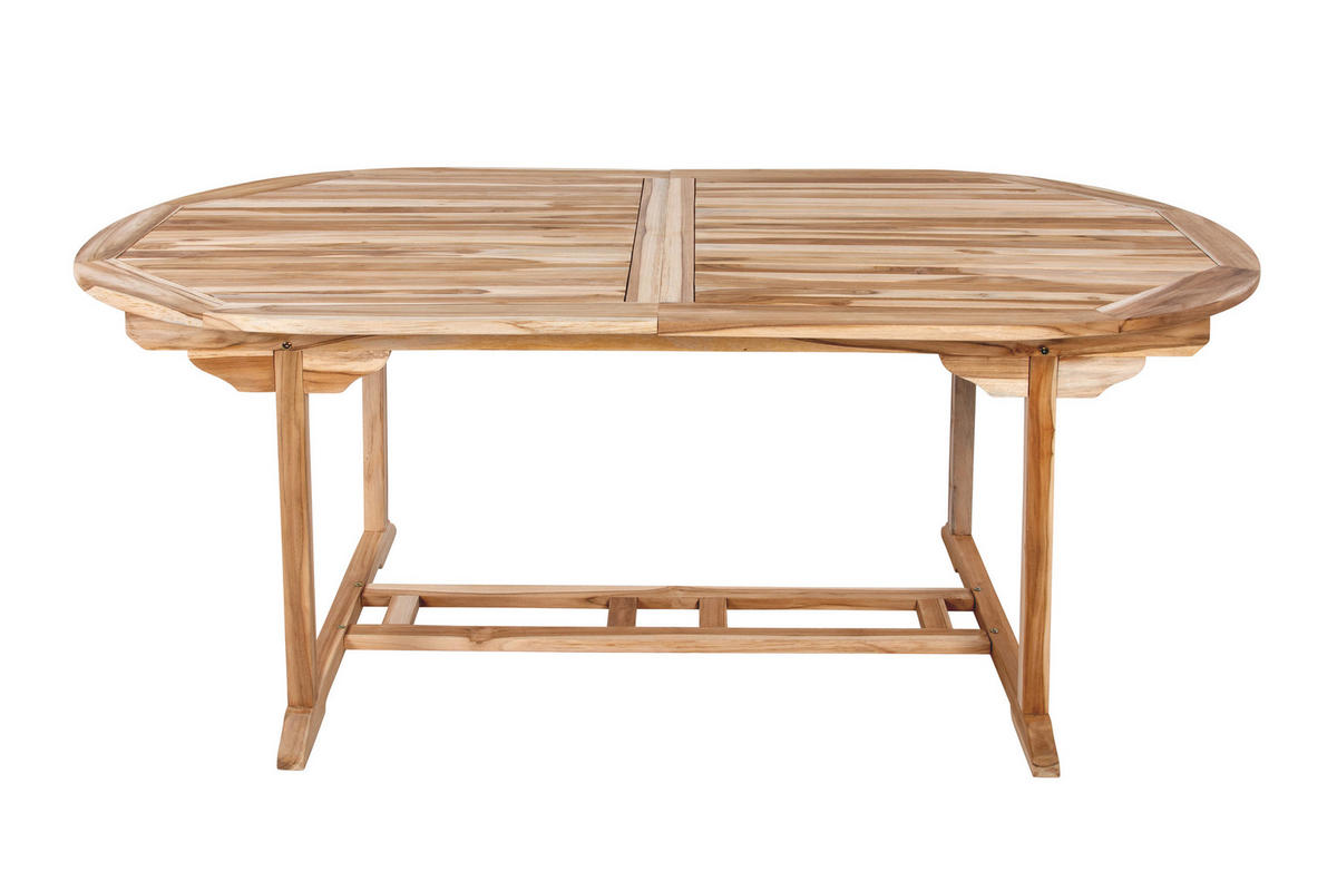 GARTENTISCH ARUBA - Beige, Holz (240/180/75cm) - SAM