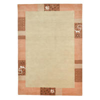 HANDTUFTTEPPICH Royal Ganges 240x300 cm - Honig, Textil (240/300cm) - THEKO