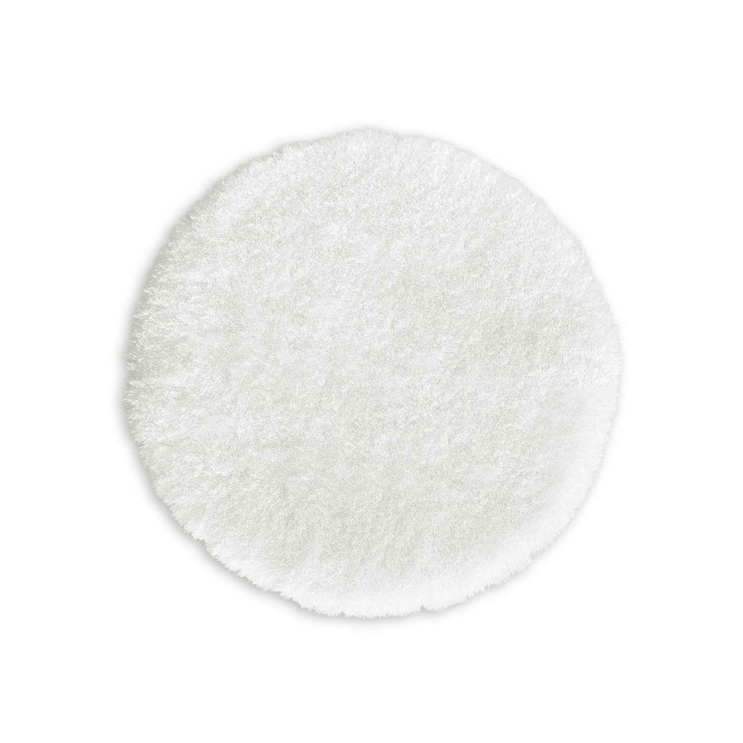 WohnDirect Hochflor Weiß 90x90 cm