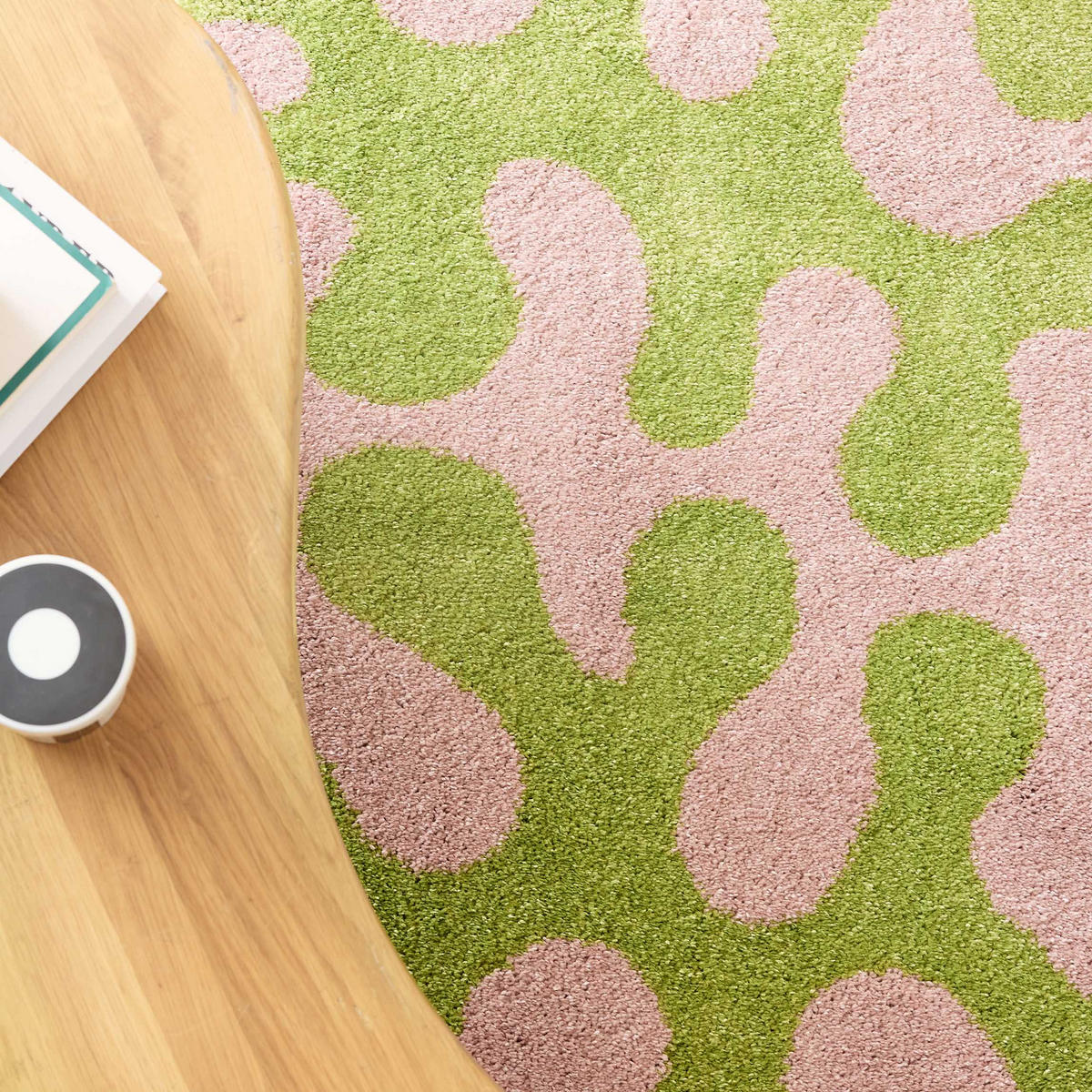 TEPPICH vintage abstrakt grün Groovy 120x160 cm - Grün, Textil (120/160cm) - Nazar Rugs