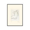 POSTER mit Rahmen Arch Atelier - Carl Newman 01 - Schwarz/Naturfarben, Holz/Papier (30/40cm) - Poster&Frame