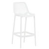 BARHOCKER modern Weiß LORL Kunststoff 105x45x53 cm - Weiß, Kunststoff (45/105/53cm) - DELUKE