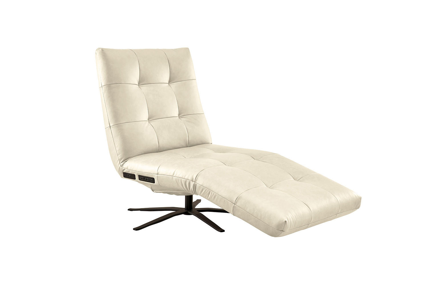 Kawola Relaxliege Weiß 82x115x156 cm