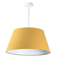 HÄNGELEUCHTE Weiß 50/27 cm - Gelb, Kunststoff (50/1.3/27cm) - ONZENO