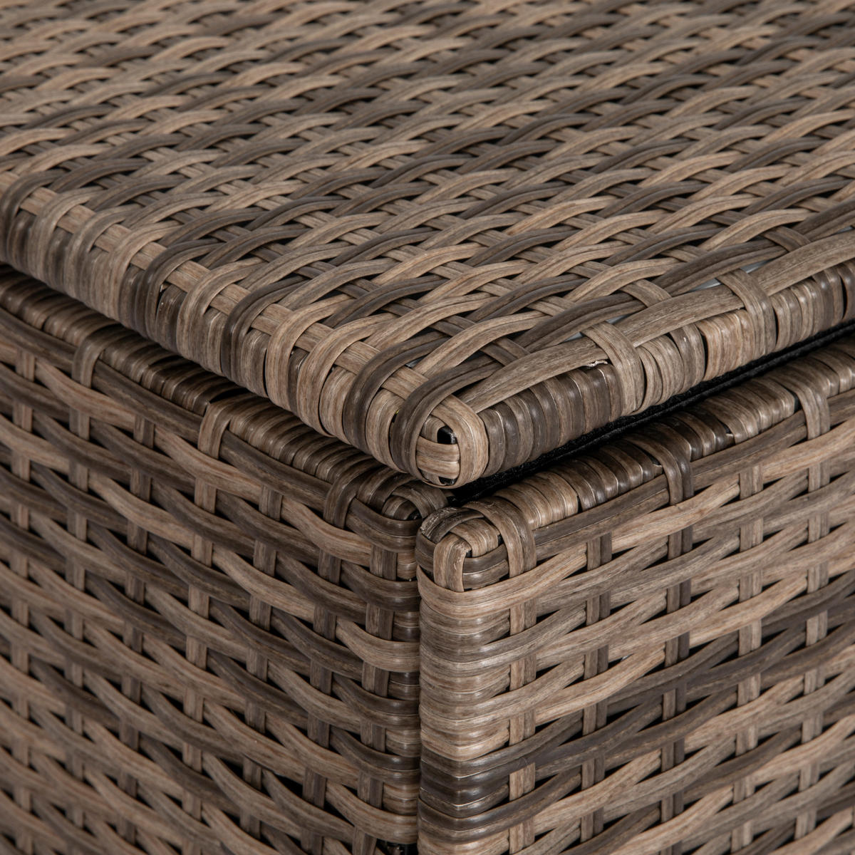 AUFLAGENBOX, Stahl, Sand, 75 x 75 x 70 cm - Sandfarben, Kunststoff/Metall (75/70/75cm) - Outsunny