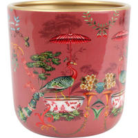 ÜBERTOPF Asian Fauna rot - Rot, Metall (12/13/12cm) - FURNARO