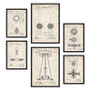POSTER Set Mit 6 Plakaten Mit Strom 1 Patenten Im Vintage Stil A3 & A4 Rahmenlos - Klar, Papier (29/3cm) - Nacnic