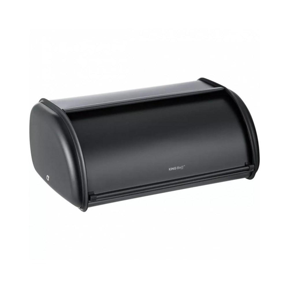 BROTKASTEN Schwarz 36/24/15 cm 40797 - Schwarz, Metall (24/15/36cm) - Kinghoff 