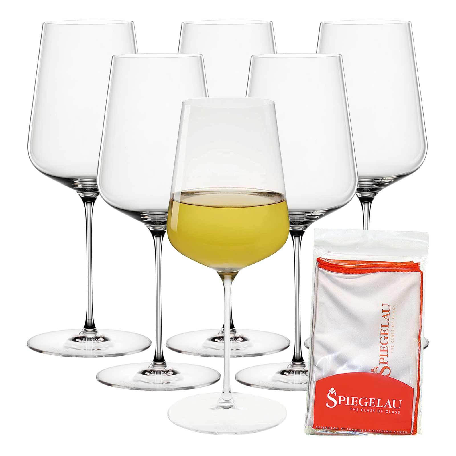 UNIVERSALGLÄSER + POLIERTUCH Definition transparent 550 ml 6er Set - Transparent, Glas (0.55L) - Spiegelau