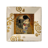 KÜNSTLERSCHALE Gustav Klimt - Der Kuss, New Bone China, Bunt, 16 cm - Multicolor, Keramik (2cm) - Goebel
