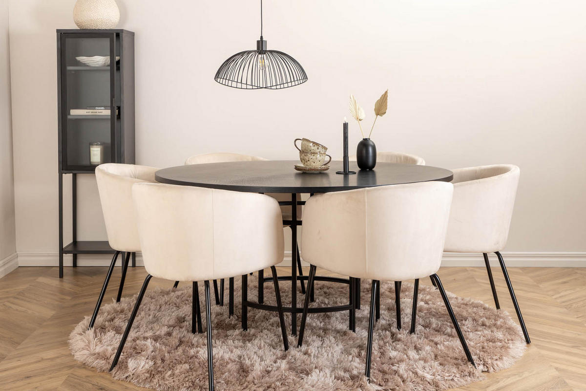 TISCHGRUPPE Beige - Beige, Holzwerkstoff (140/74/140cm) - ebuy24
